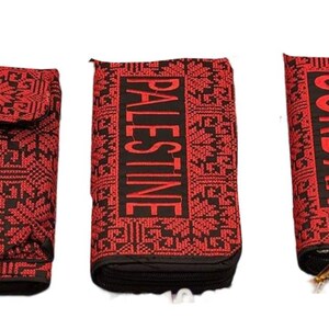 Bolso Cartera Tatreez Bordado Bolso Tatreez para Mujer Tejido Hecho a Mano Diseño Palestino Bordado a Mano