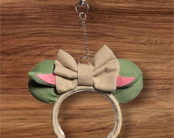 The child/Grogu Mini Mouse Ears Keychain/bag charm, Star Wars, Mandalorian