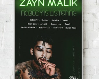 Zayn Malik Digital Download Poster