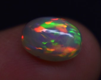 Opal Cabochon Multi Fire Opal Natural Ethiopian Opal Cabochon Gemstone