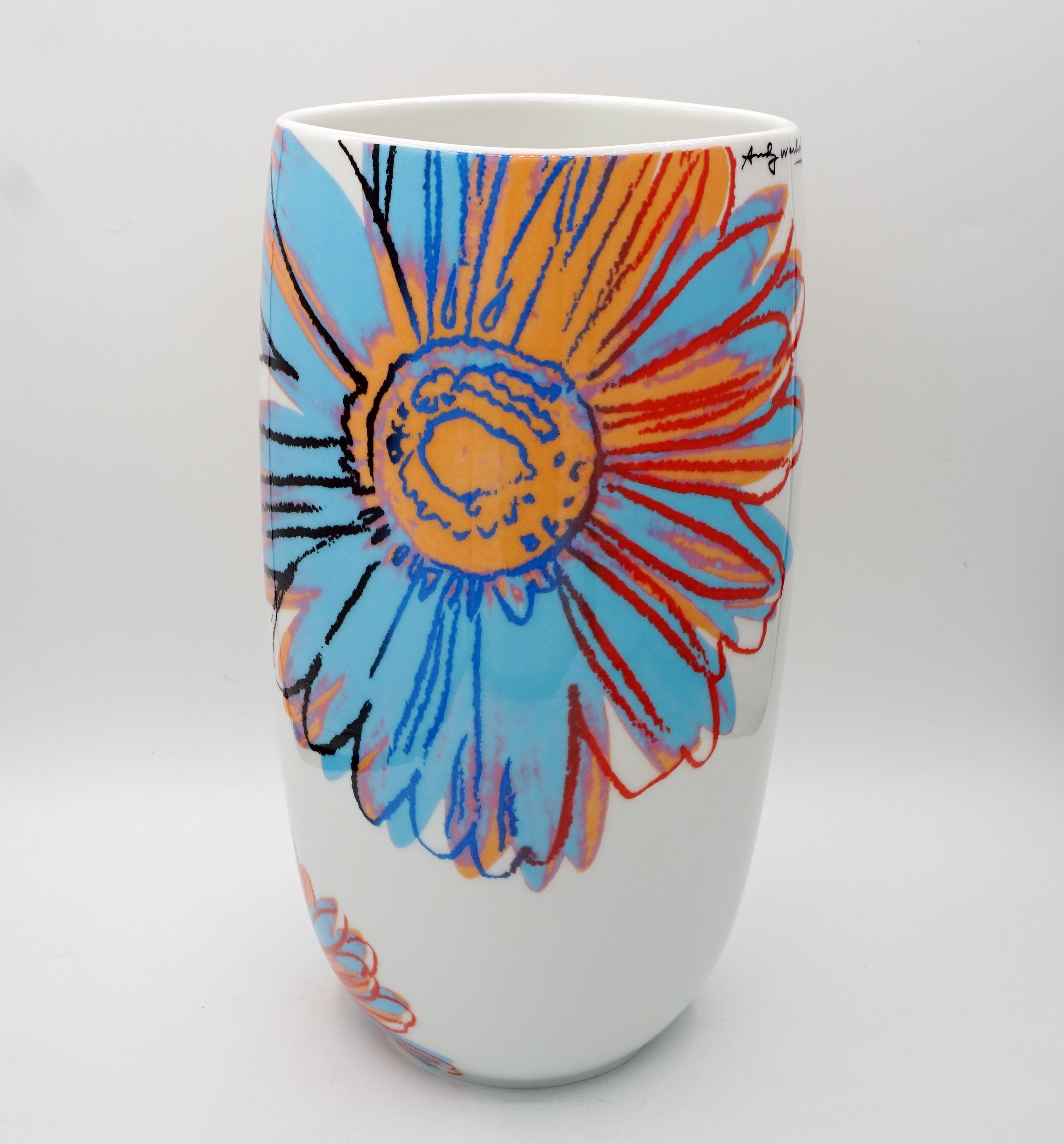 アンディウォーホル アート 陶器製 灰皿 トレイ レトロポップ デザイン アンディ・ウォーホル - 花瓶 - デイジー - 公式ライセンス商品 - 限定