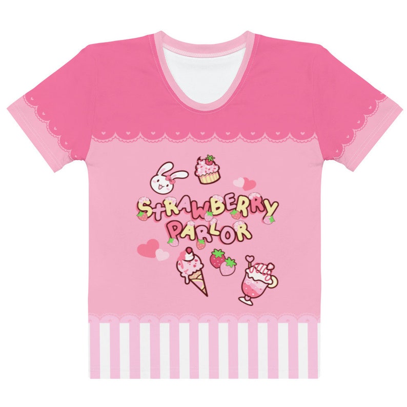 Strawberry Parlor Pastel Kidcore Kawaii Yumekawa Etsy
