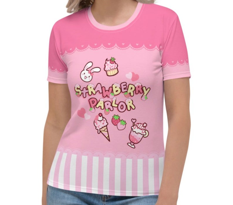 Strawberry Parlor Pastel Kidcore Kawaii Yumekawa Etsy