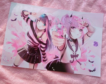 Pastel Anime Art Etsy