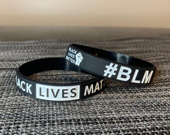 Blm rubber online bracelet