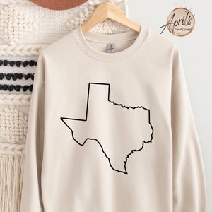 USA State Map Sweatshirt: Custom State Outline Hoodie
