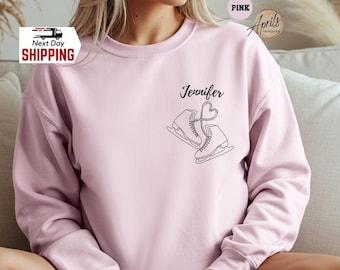 Custom Ice Skating Sweatshirt: Personalized Figure Skating Hoodie