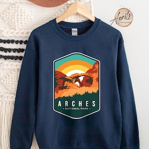 Arches National Park Sweatshirt: Utah Hiking, Camping Hoodie