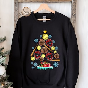 Softball christmas sweater on sale