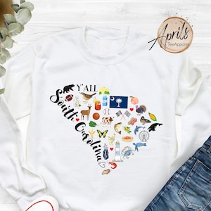 South Carolina Sweatshirt: State Pride Graphic Hoodie