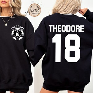Custom Soccer Sweatshirt: Personalized Name & Number, Sports Gift