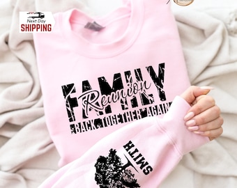 Custom Family Tree Sweatshirt: Reunion Hoodie