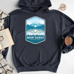 Mount Rainier National Park Sweatshirt or Hoodie, National Park