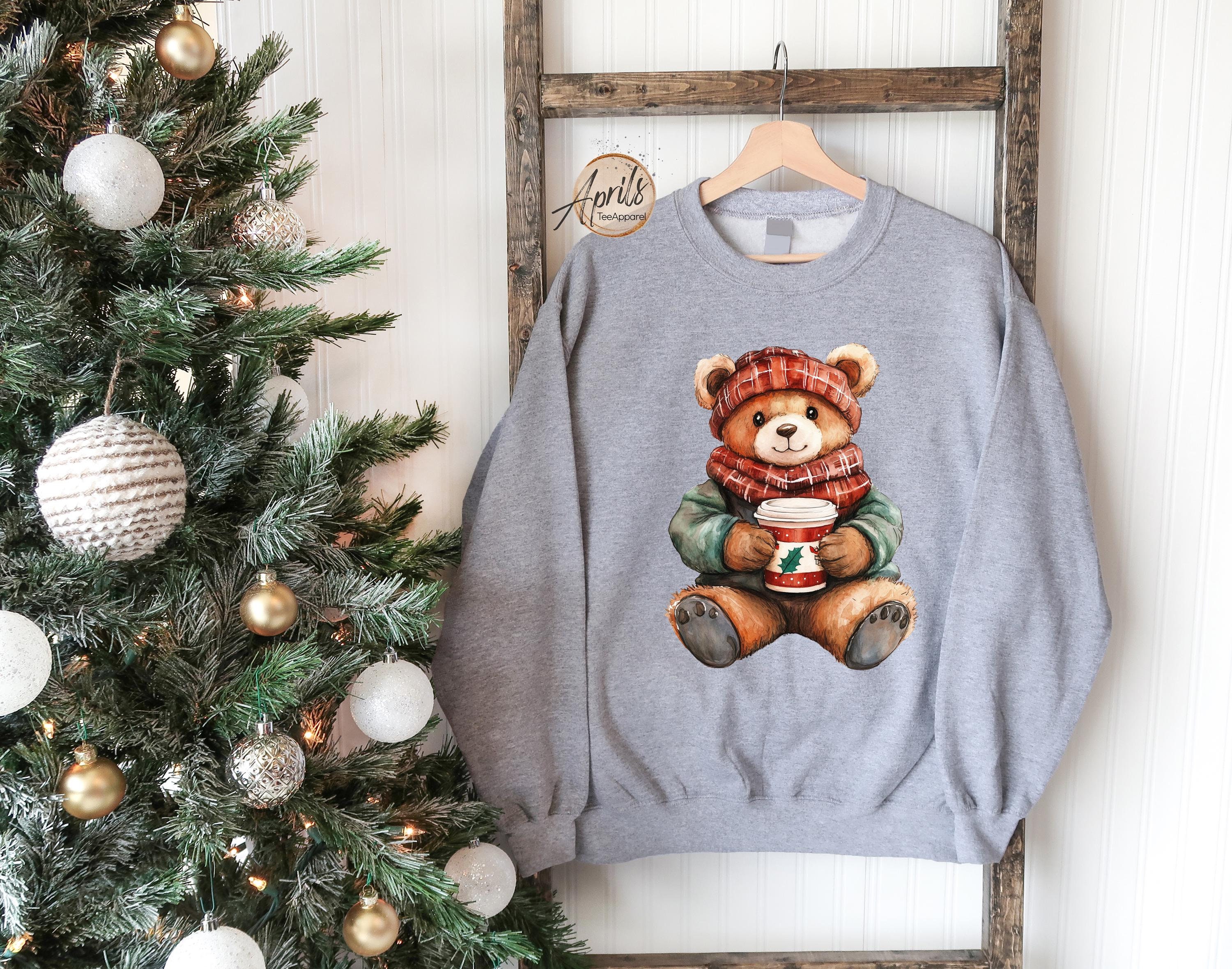Sweater Xmas Bear Etsy