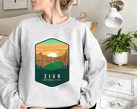 Zion National Park Sweatshirt Zion National Park Hoodie Zion
