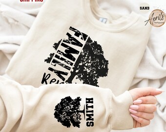 Family Reunion Tree Sweatshirt: Personalized Family Hoodie