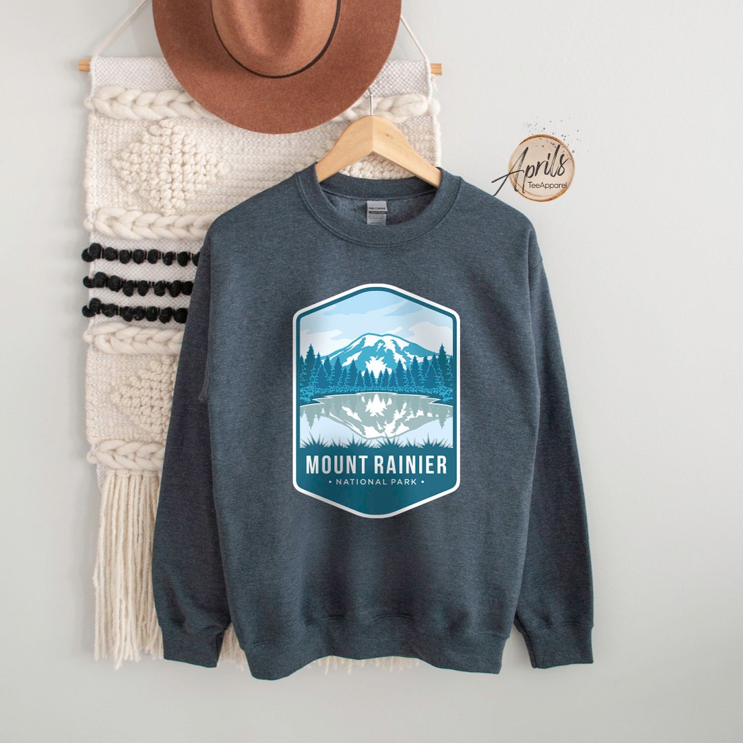 Mount Rainier National Park Sweatshirt or Hoodie, National Park
