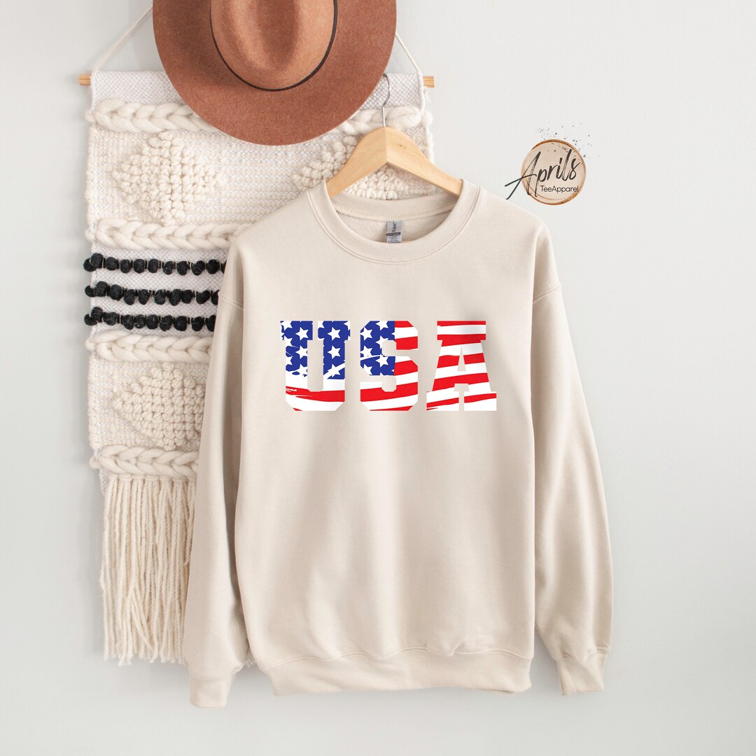 USA Flag Sweatshirt or Hoodie, American Flag Sweatshirt, Patriotic Sweatshirt, Patriotic Hoodie ...