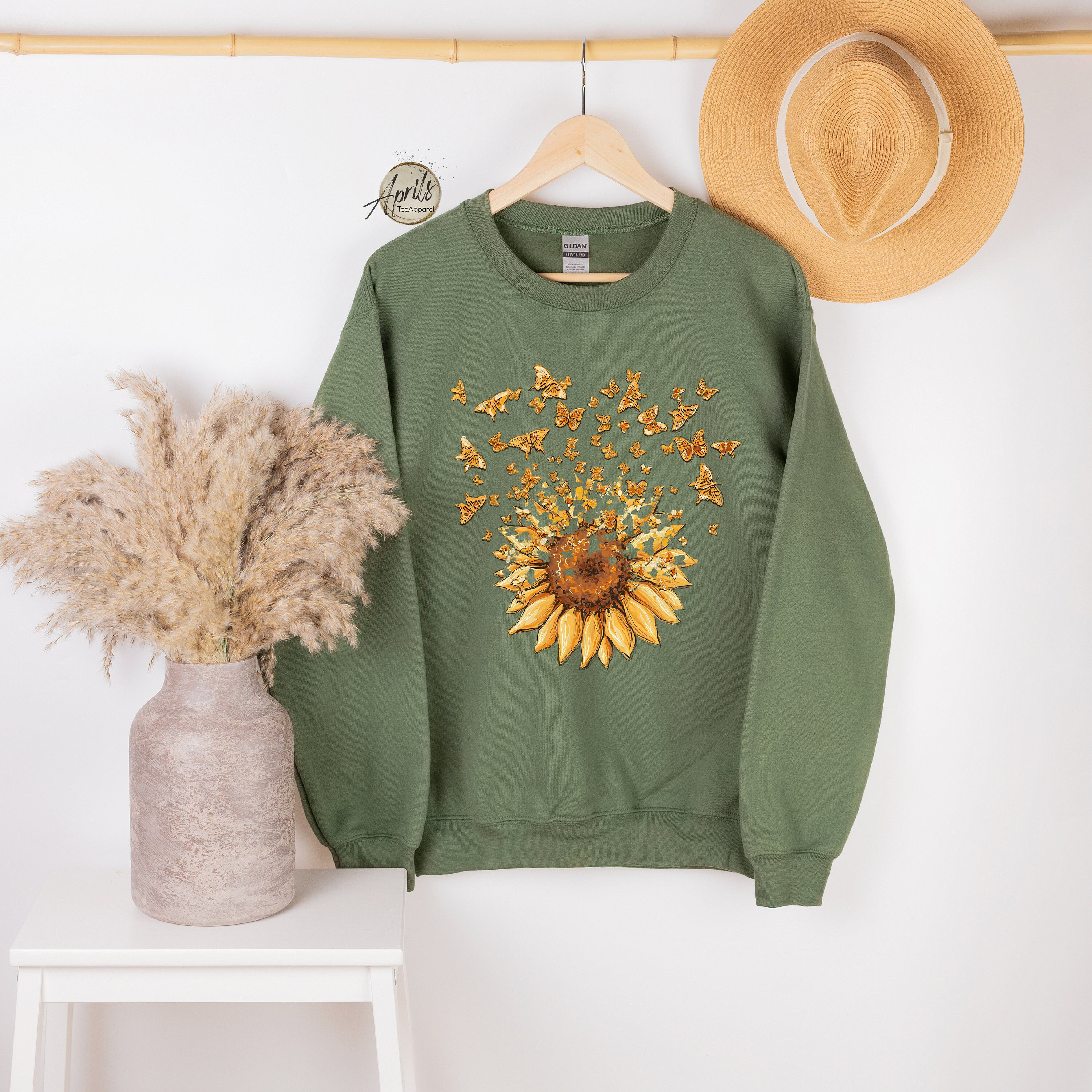 Fall Flower Hoodie - Etsy