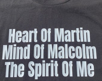 Malcolm X Martin Luther King Shirt| Malcolm X Shirt| Martin Luther King Shirt| Black History Leaders| Inspirational Quotes