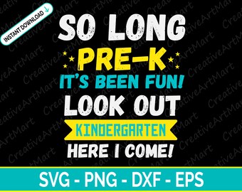 Download So Long Pre K Svg Etsy