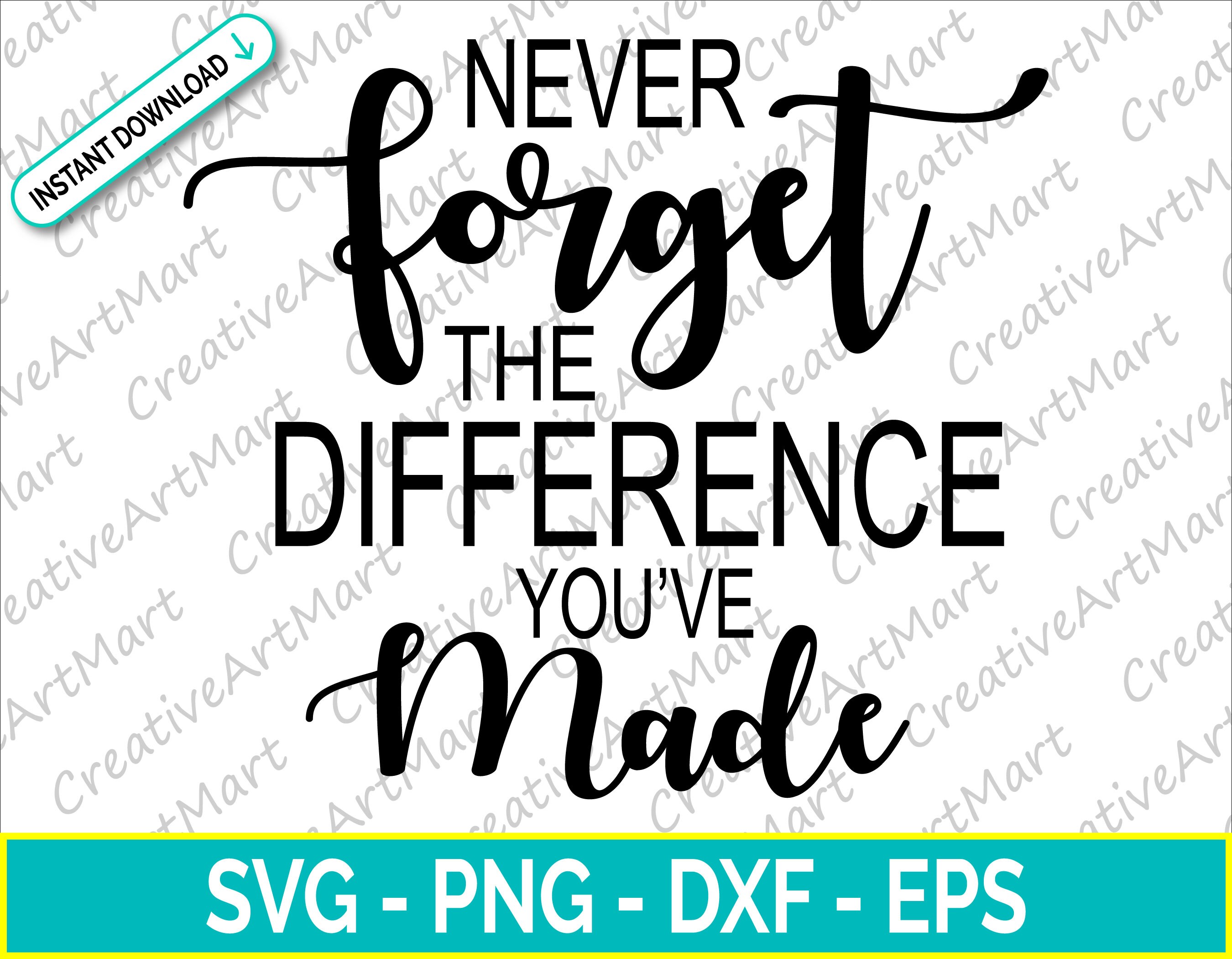 never-forget-the-difference-you-make-svg-png-teacher-israel-41-off