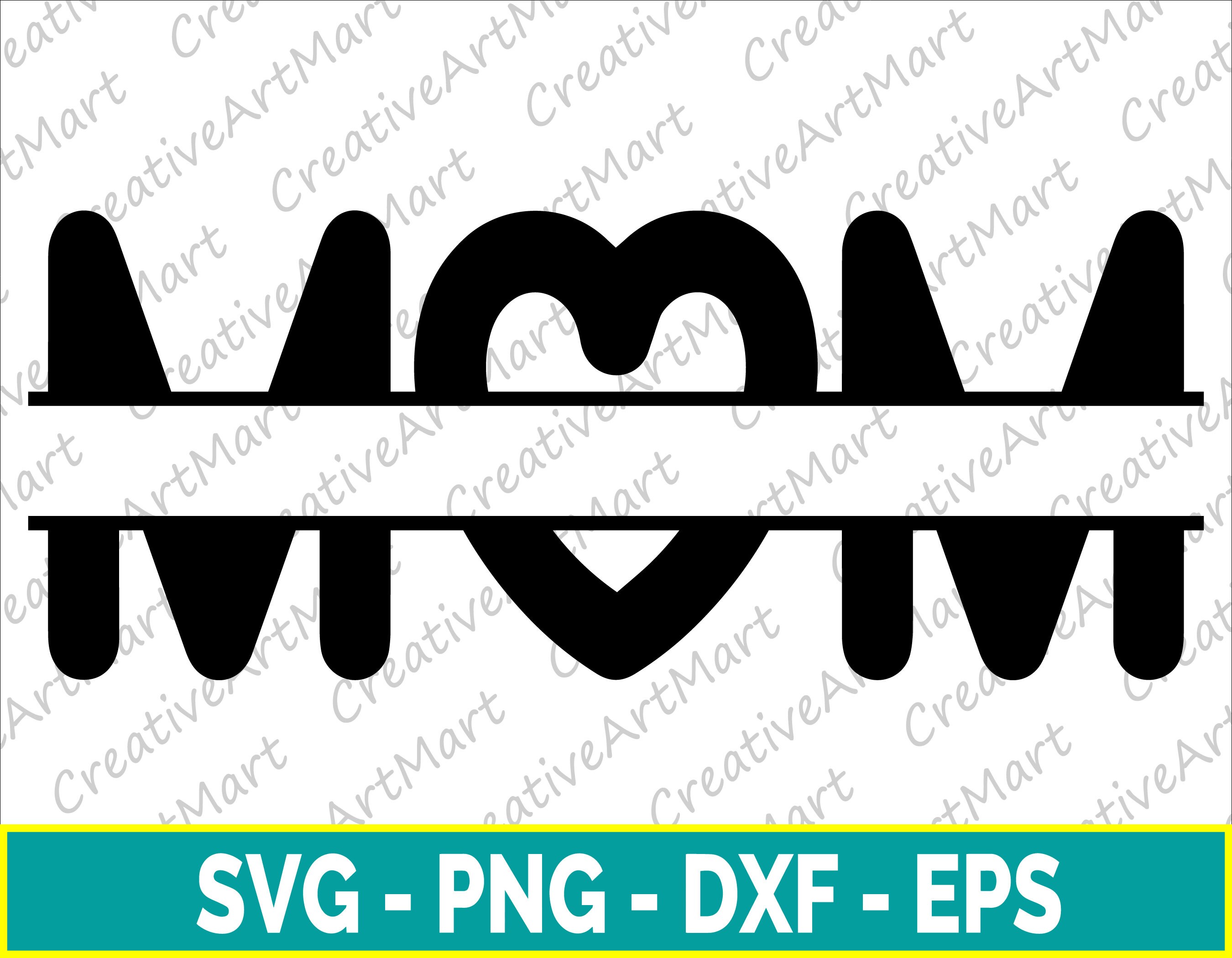 Download MOM Split Monogram Svg Mamá con niños Nombres Svg Mamá Svg ...