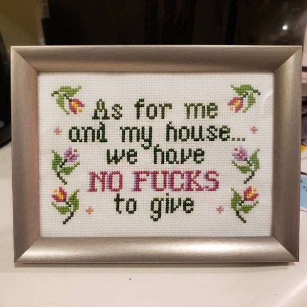 Vulgar Cross Stitch Etsy