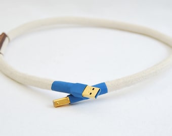 Handmade Braided USB Cable - Unique Tech Accessory