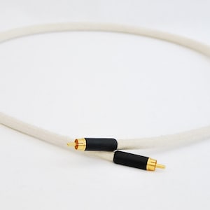 Digital RCA audio cable scx high end SPDIF digital cable, high quality digital audio cables - made in the UK