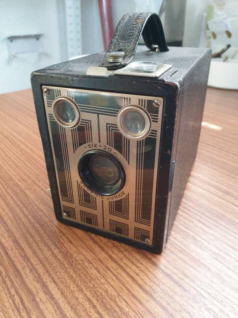 1950s Brownie Junior Six 20 Box Camera Analog Camera as Decoration or