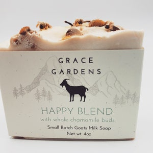 GOATS MILK SOAP | Happy Blend | Handcrafted | Small Batch