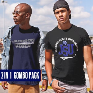 Jackson State 2-in-1 Combo - Vintage JS U Apparel, Retro JS U Hoodies & Sweatshirts, JS U Graphic Tees, Jackson State Tigers, Hbcu shirt