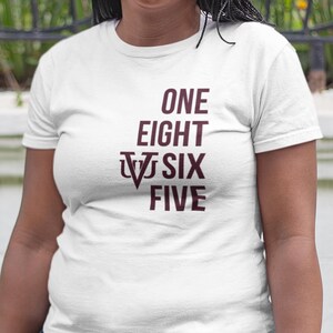 One Eight Six Five - Virginia Union 1865 College Apparel, VUU Panthers Homecoming Shirt, Virginia Union Panthers HBCU Hoodies & Sweatshirts