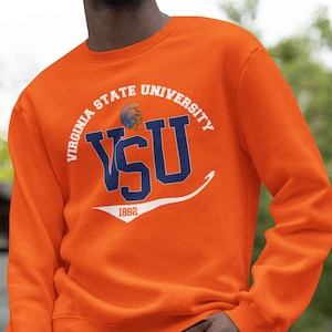 Virginia State Trojans Classic Ed- Vintage Virginia State College Apparel, Retro Virginia State Tee, Virginia State HBCU Hoodie & Sweatshirt