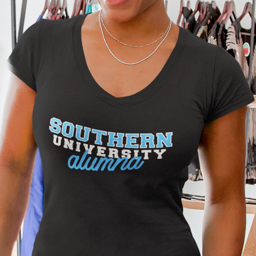 Southern Alumna - Baton Rouge (v-neck) - Southern College Apparel ...