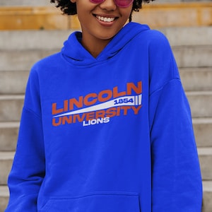 Lincoln Univ Flag Ed. - Lincoln Lions, Retro Lincoln HBCU Apparel, Lincoln HBCU Alumni Tee, Lincoln Homecoming Hoodies & Sweatshirts