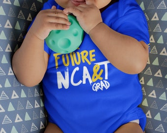 Future NCAT Aggie (Infant Bodysuit) - North Carolina Aggie Kids, Aggie Youth Bodysuits, Aggie Infant Apparel, Aggie HBCU Mom, NCAT Aggies