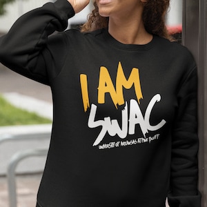 I AM SWAC - Arkansas Pine Bluff - Vintage U of Arkansas Apparel, Retro Pine Bluff Tee, Arkansas Pine Bluff Golden Lions Hoodies & Sweatshirt
