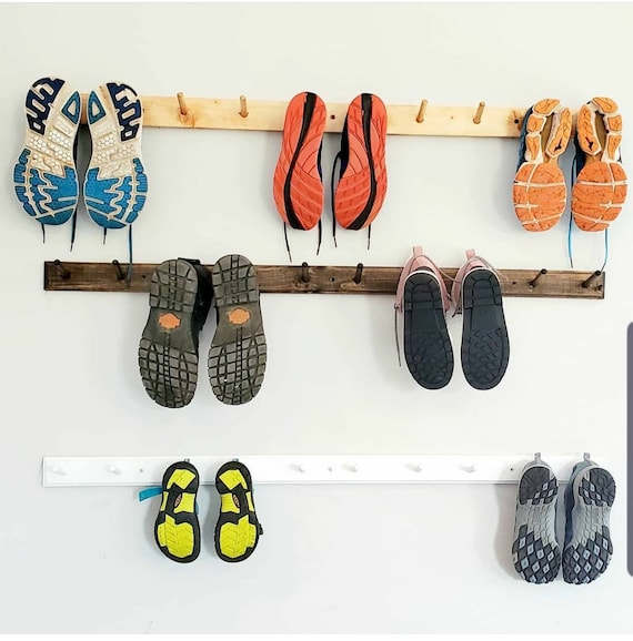 Shoe Rack. Wall Mounted Shoe Storage. High Quality 24or 48. Easy Install.  Hardware Included. Predrilled Holes. Space Saver. 's Pick. 