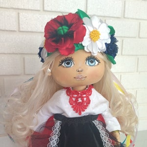 Ukrainian doll. Handmade.Textile,rag,artistic doll.Tilda doll as a gift,for interior,Ethno, folklore