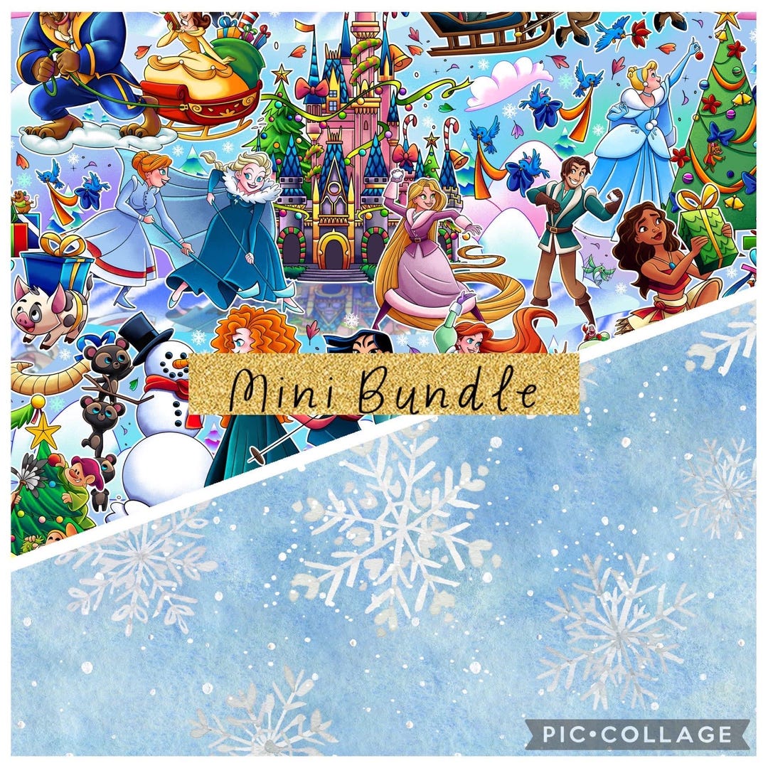 Winter Princess Mini Bundle || Seamless Digital Pattern || - Etsy