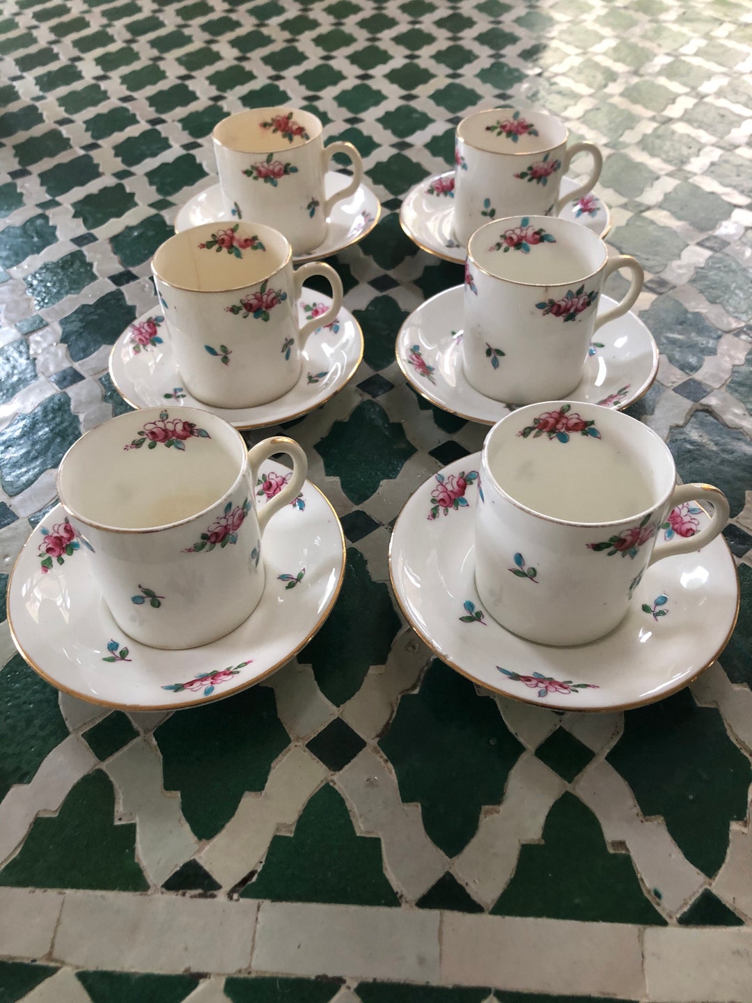 French Coffee Set Beautiful, 19th Century Decorative Design Etsy