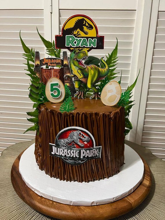 Jurassic World Cake Toppers Etsy