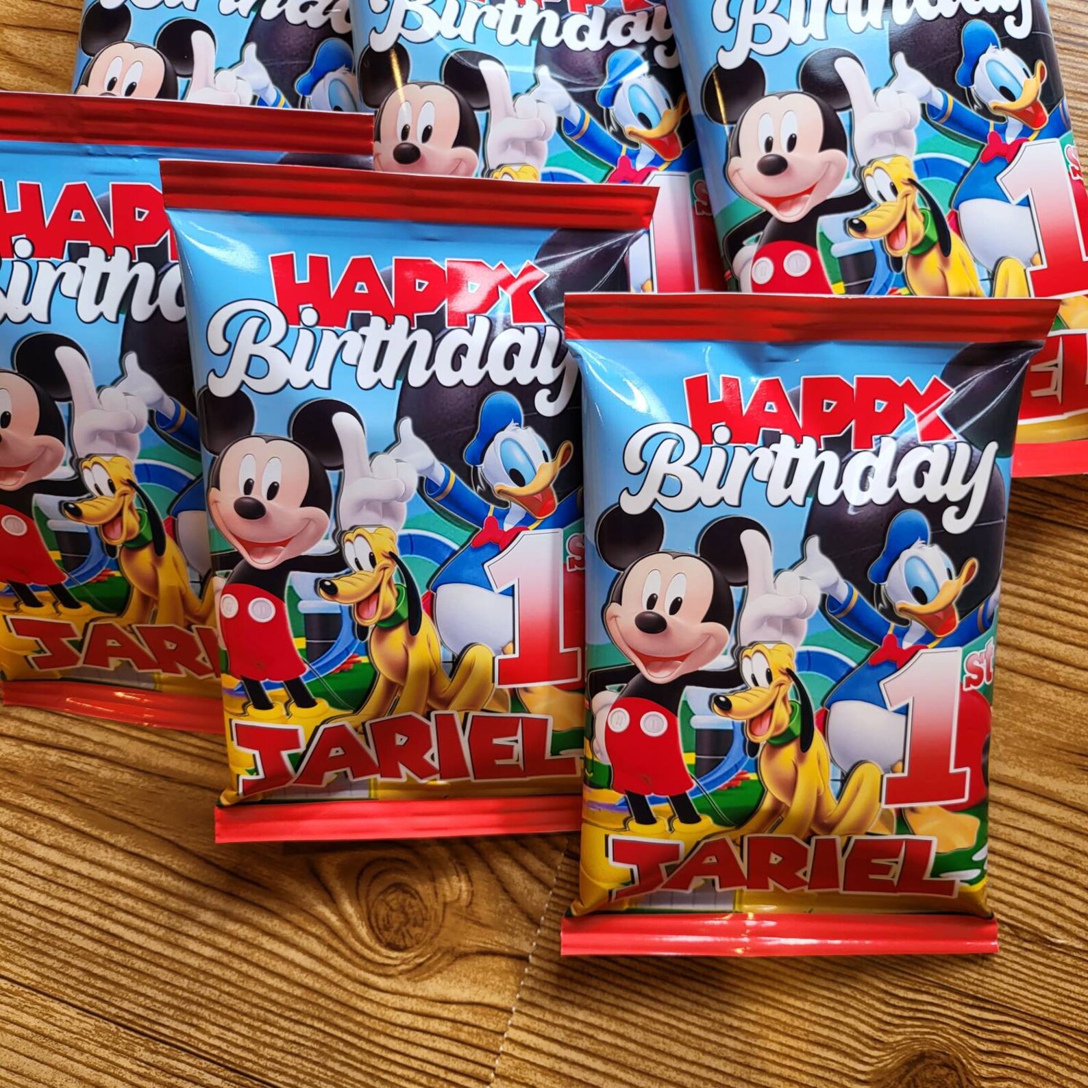 Mickey Mouse Custon Chips Bags Etsy