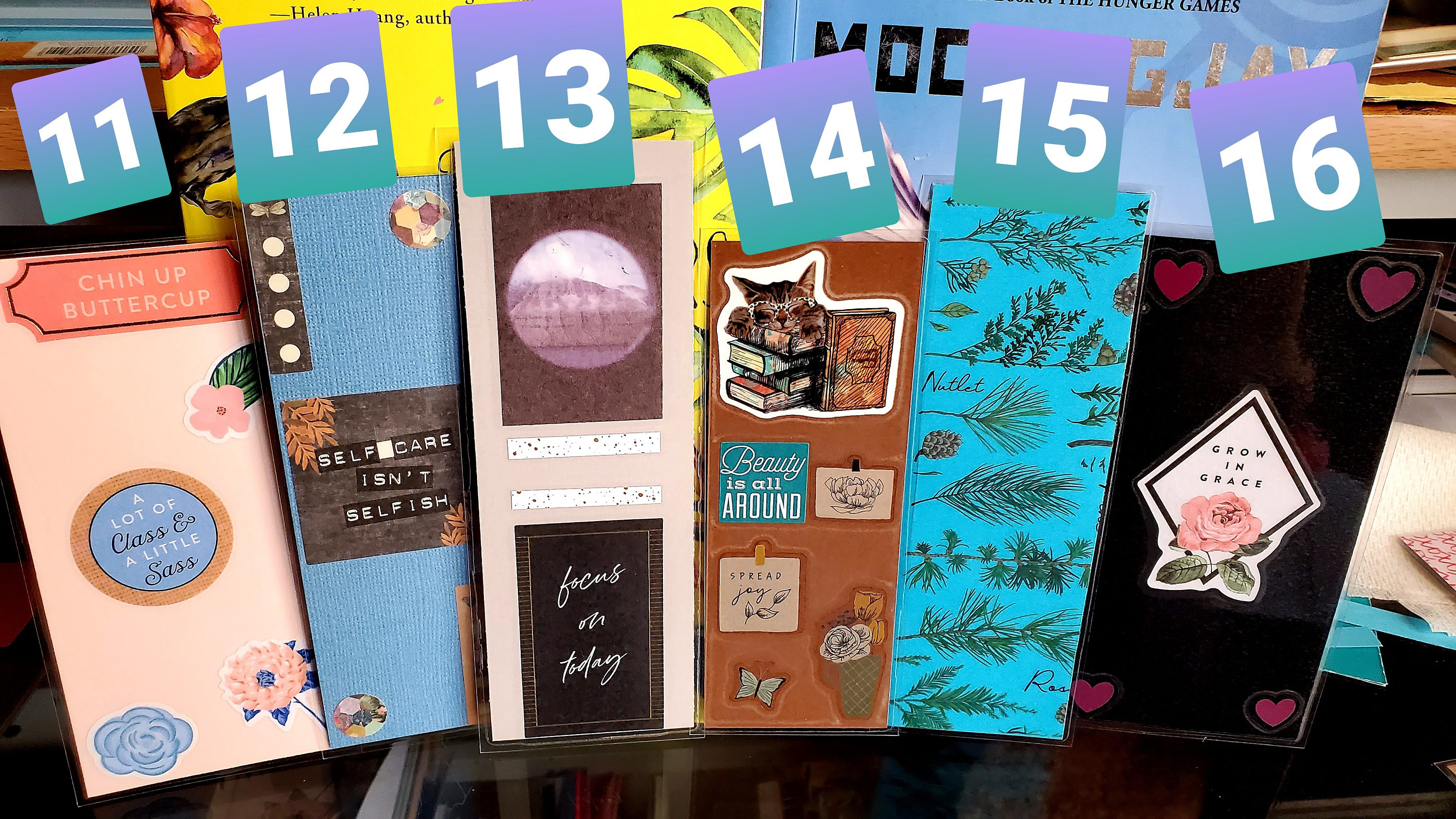 DOLLAR BOOKMARKS' Handmade Laminated Bookmark Front and Etsy