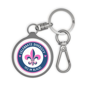 Black Creole Pride Keychain: African American Heritage Keyring