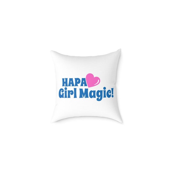 Hapa Girl Magic Pillow: Diversity Home Decor