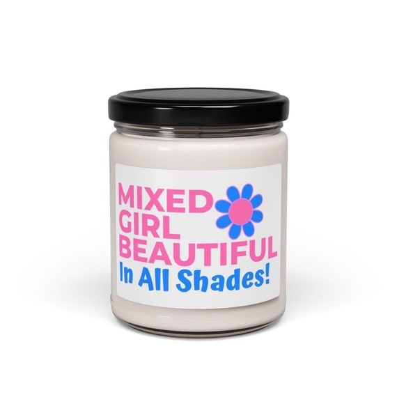 Mixed Girl Beautiful Candle | Illuminate with Unity and Empowerment"
