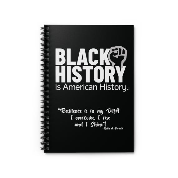 Black History Journal: American Pride Notebook, Ruled Line (6x8)